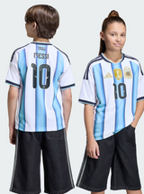 Argentina 26 Home Replica Messi Jersey Youth