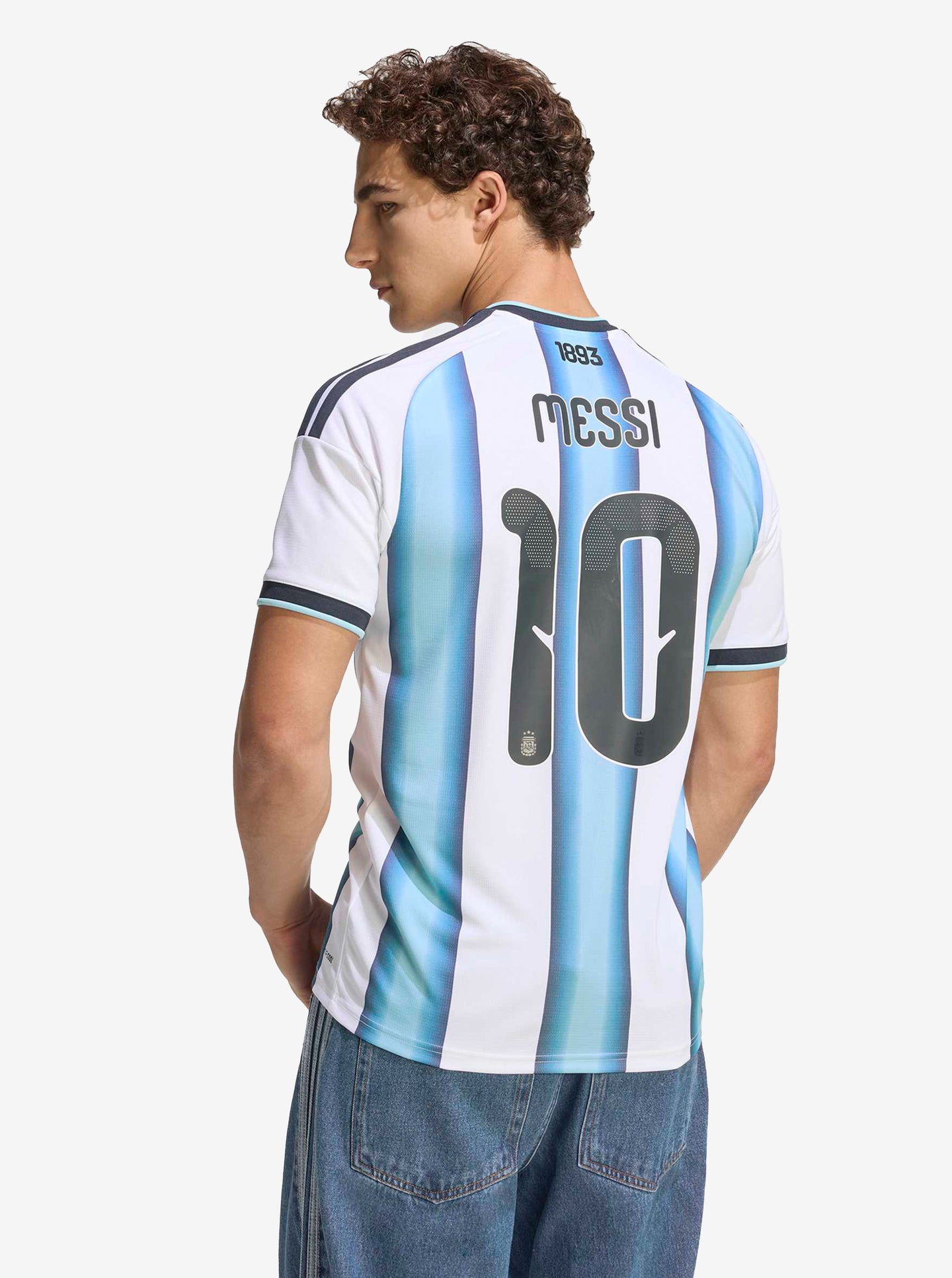 Argentina 26 Home Replica Messi Jersey