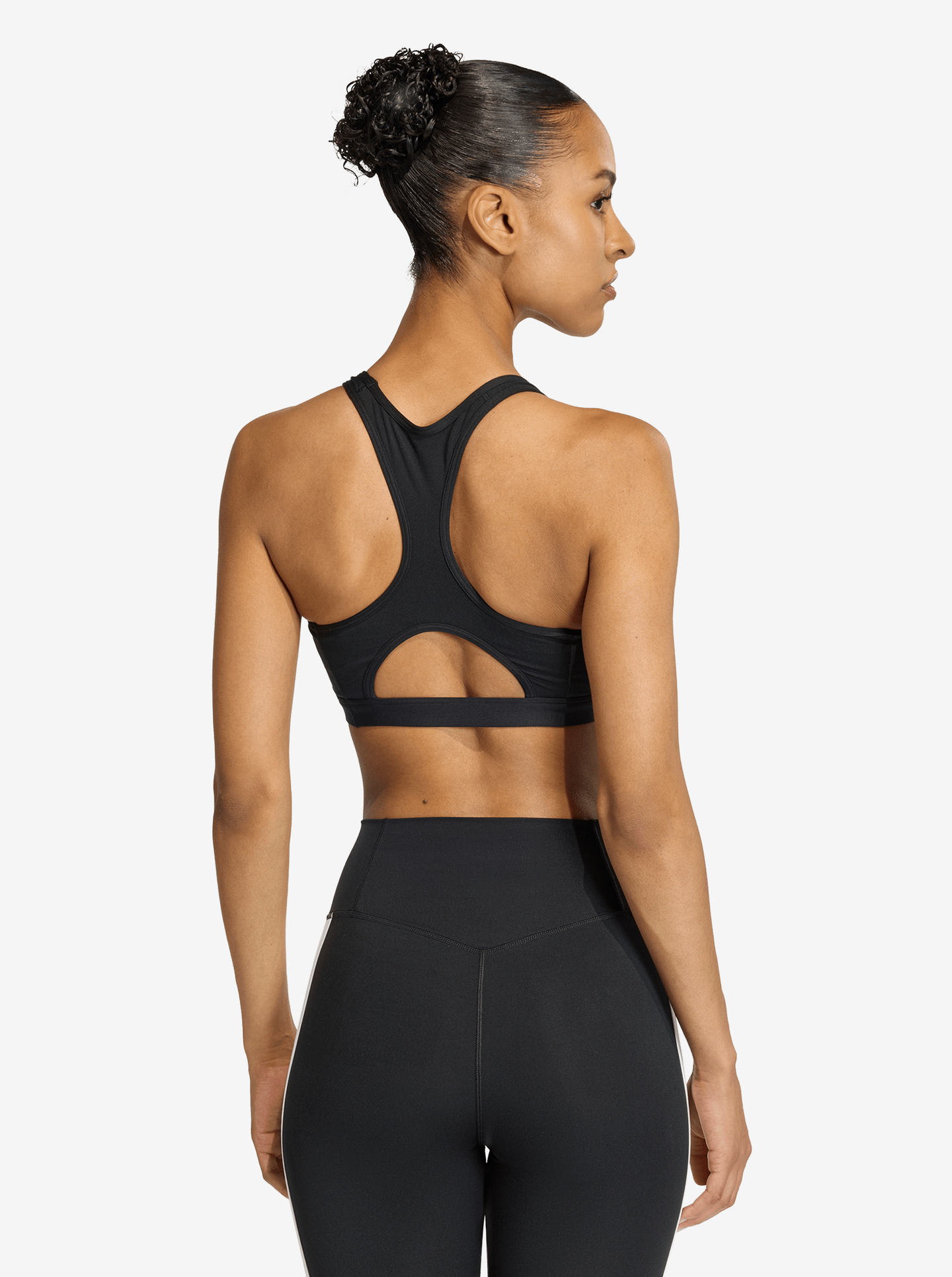 Optime Essentials Workout 3-Stripes Medium Support Bra