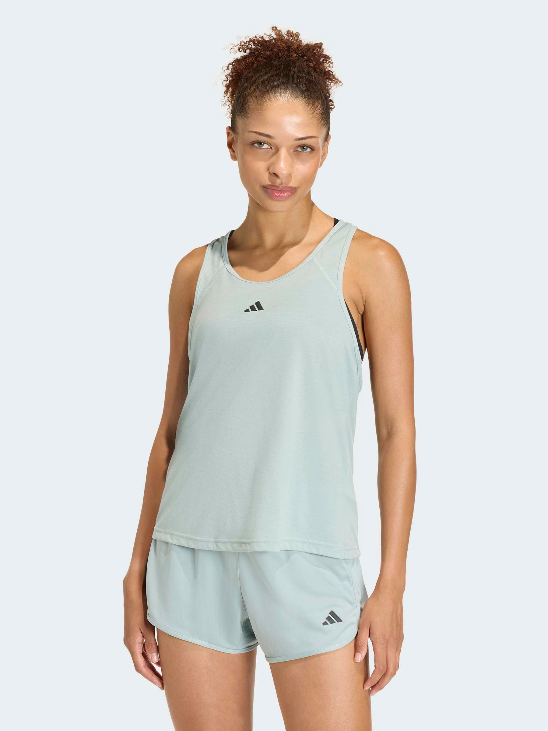 Workout Essentials Minimal Branding Racerback Tank Top