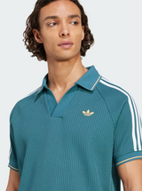 Waffle Knit Polo Shirt