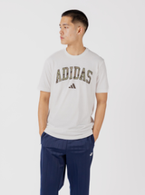 Camo Script Graphic T-Shirt