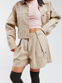 Canvas Loose Shorts