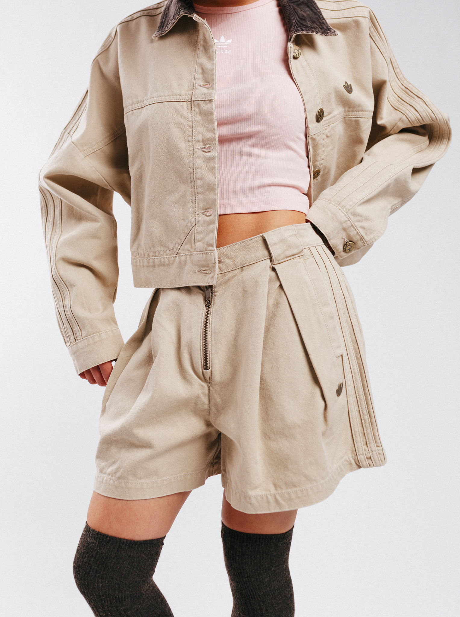 Canvas Loose Shorts