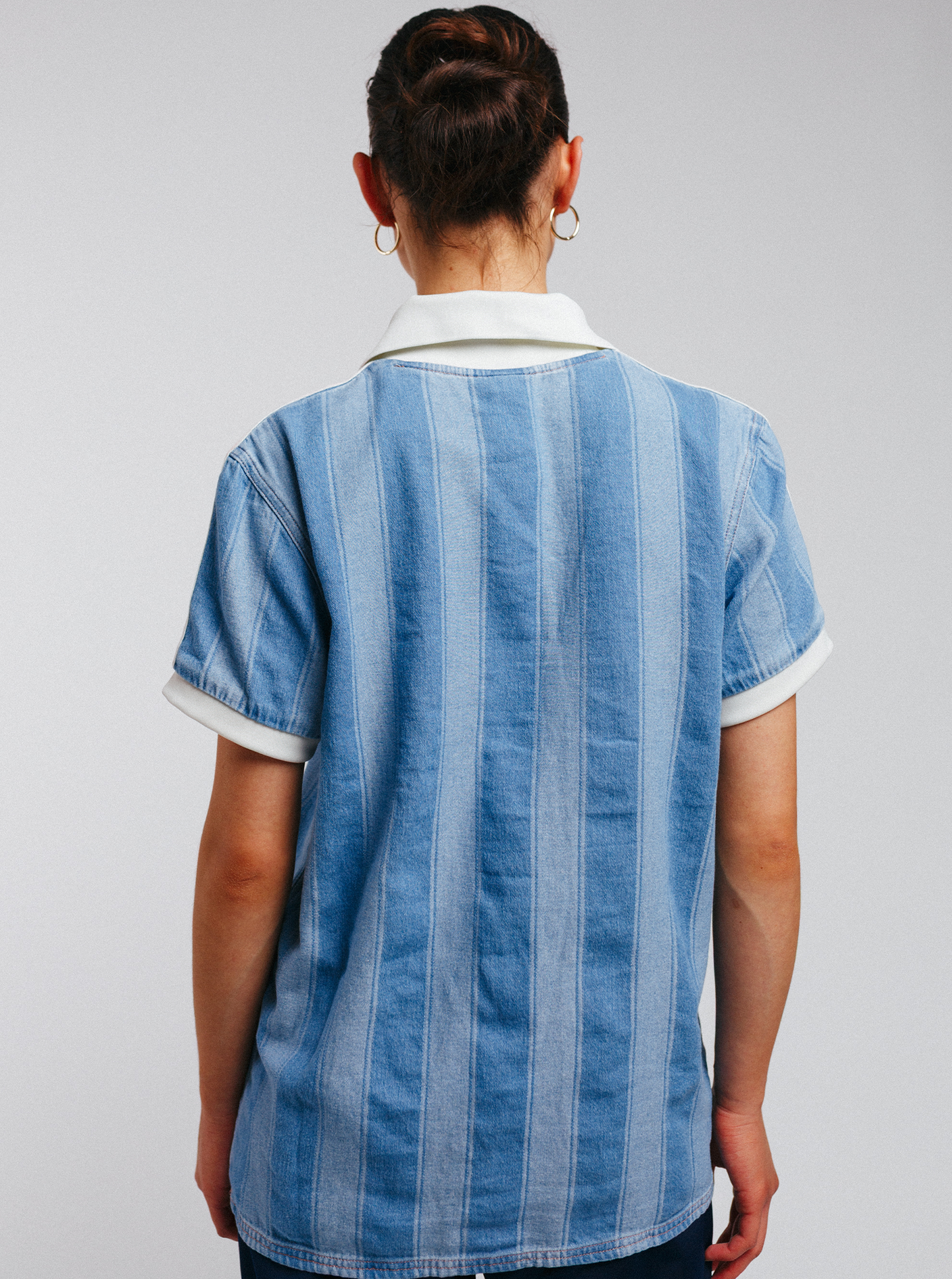 Denim Football Jersey