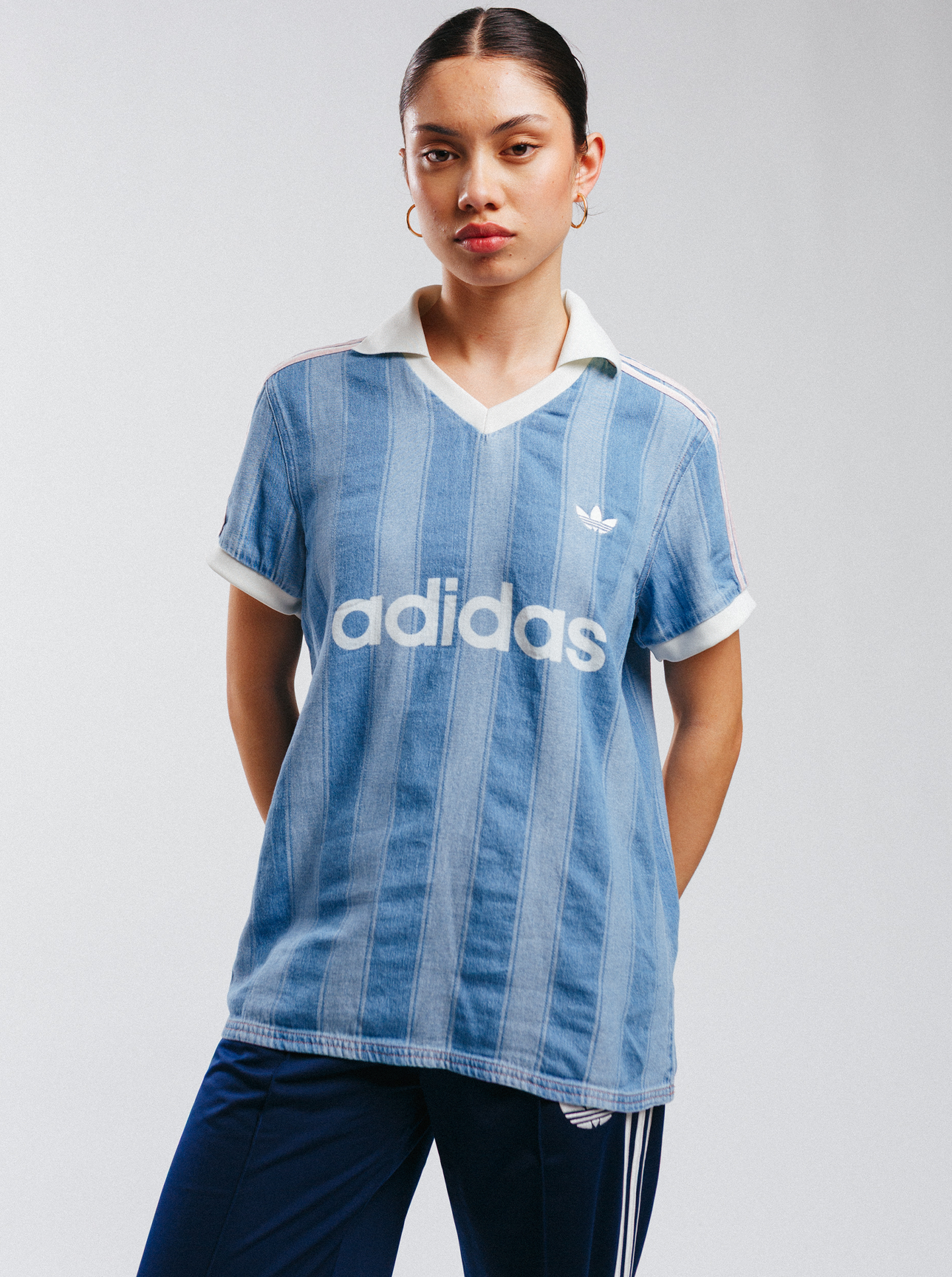 Denim Football Jersey