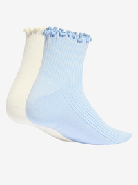 Ruffle Quarter Socks 2 Pack