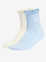 Ruffle Quarter Socks 2 Pack