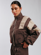 Blocked Washed Zipped Tracktop