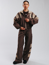 Blocked Washed Zipped Tracktop