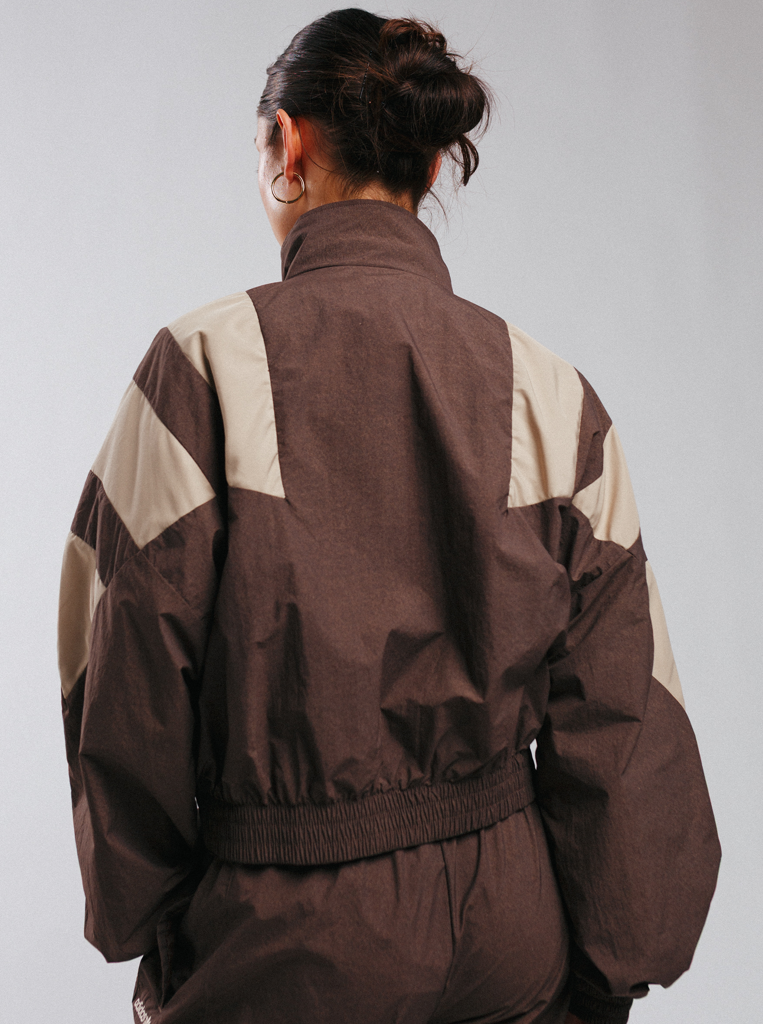 Blocked Washed Zipped Tracktop