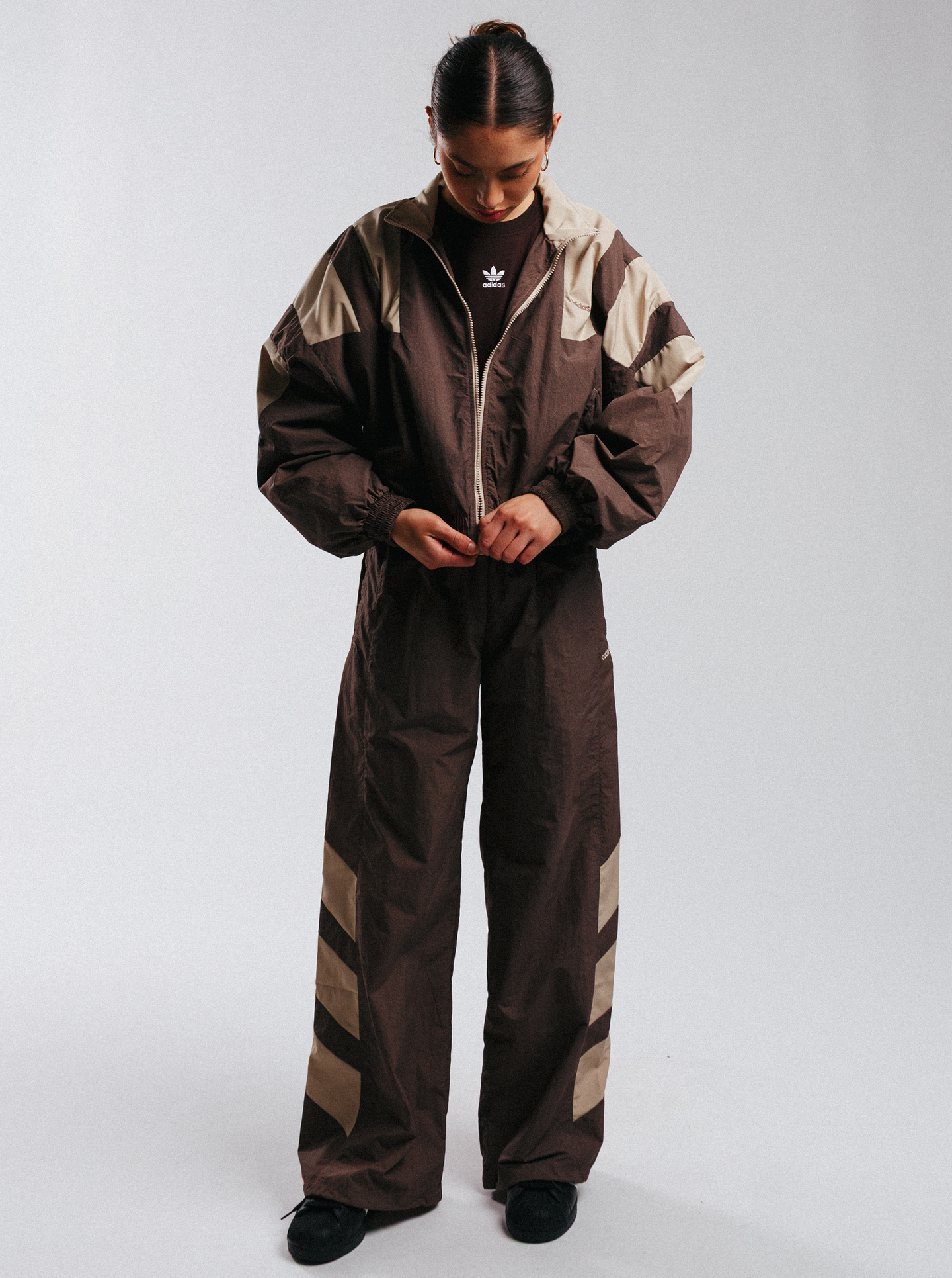 Blocked Washed Trackpants