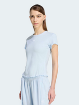 Essentials Scalloped Edge Baby Tee