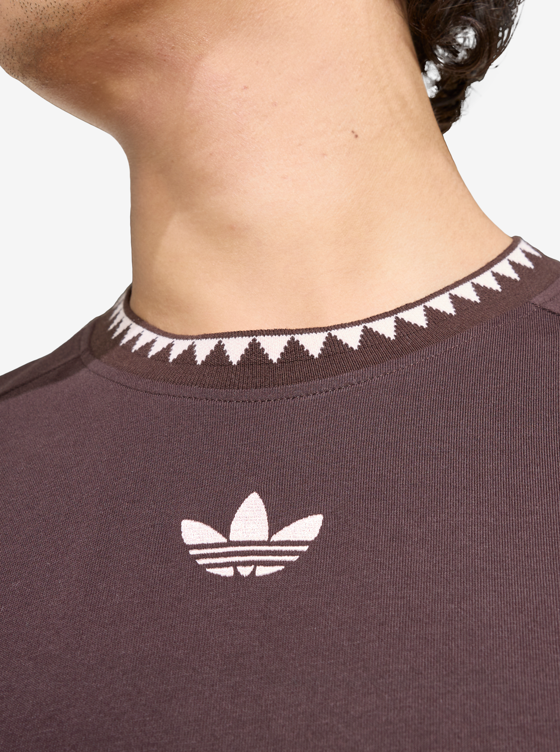 Chest Stripes Engineered Collar Tee