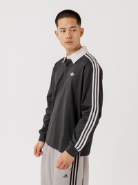 3-Stripes Rugby Longsleeve Polo