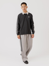 3-Stripes Rugby Longsleeve Polo