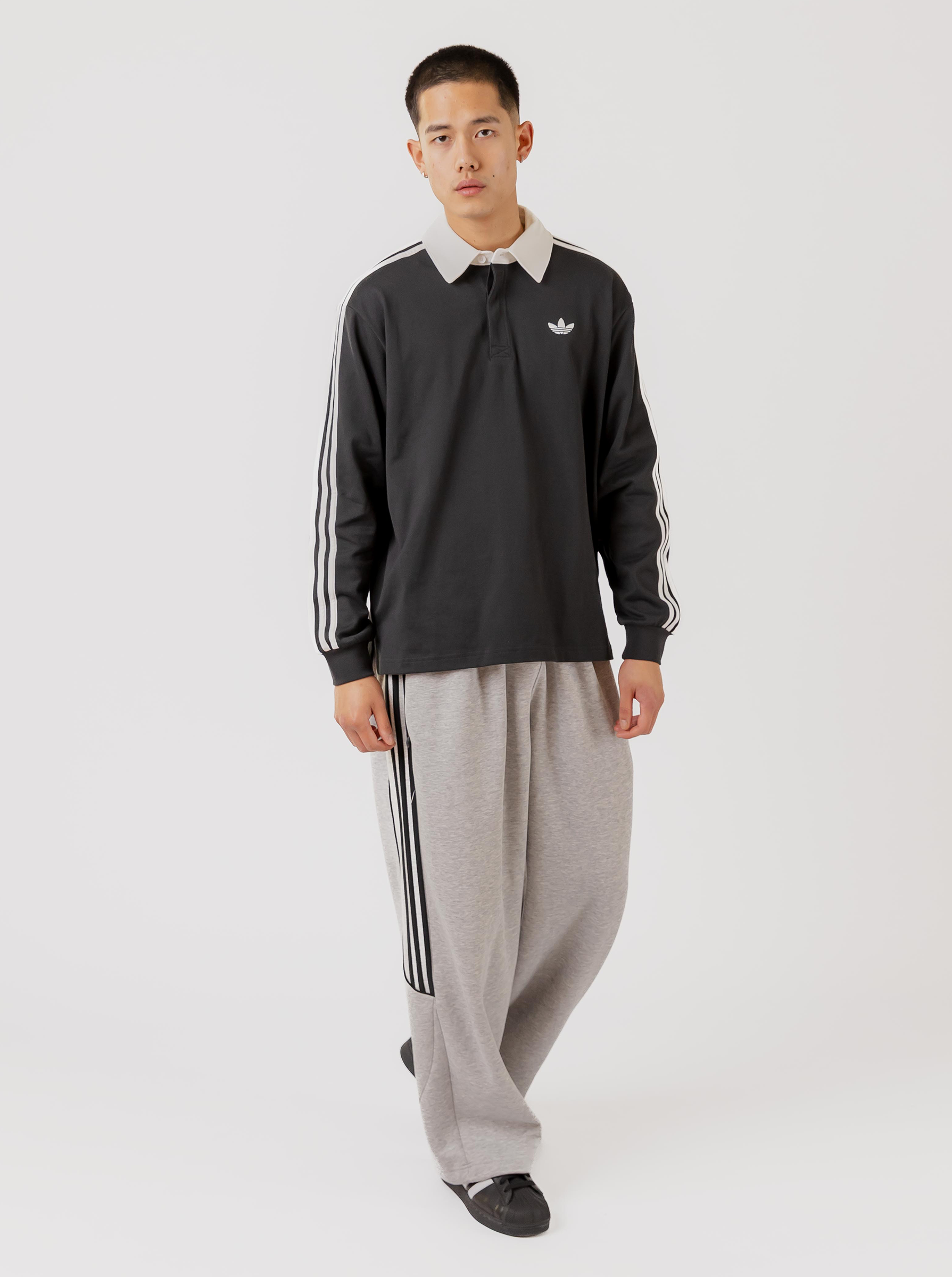 3-Stripes Rugby Longsleeve Polo