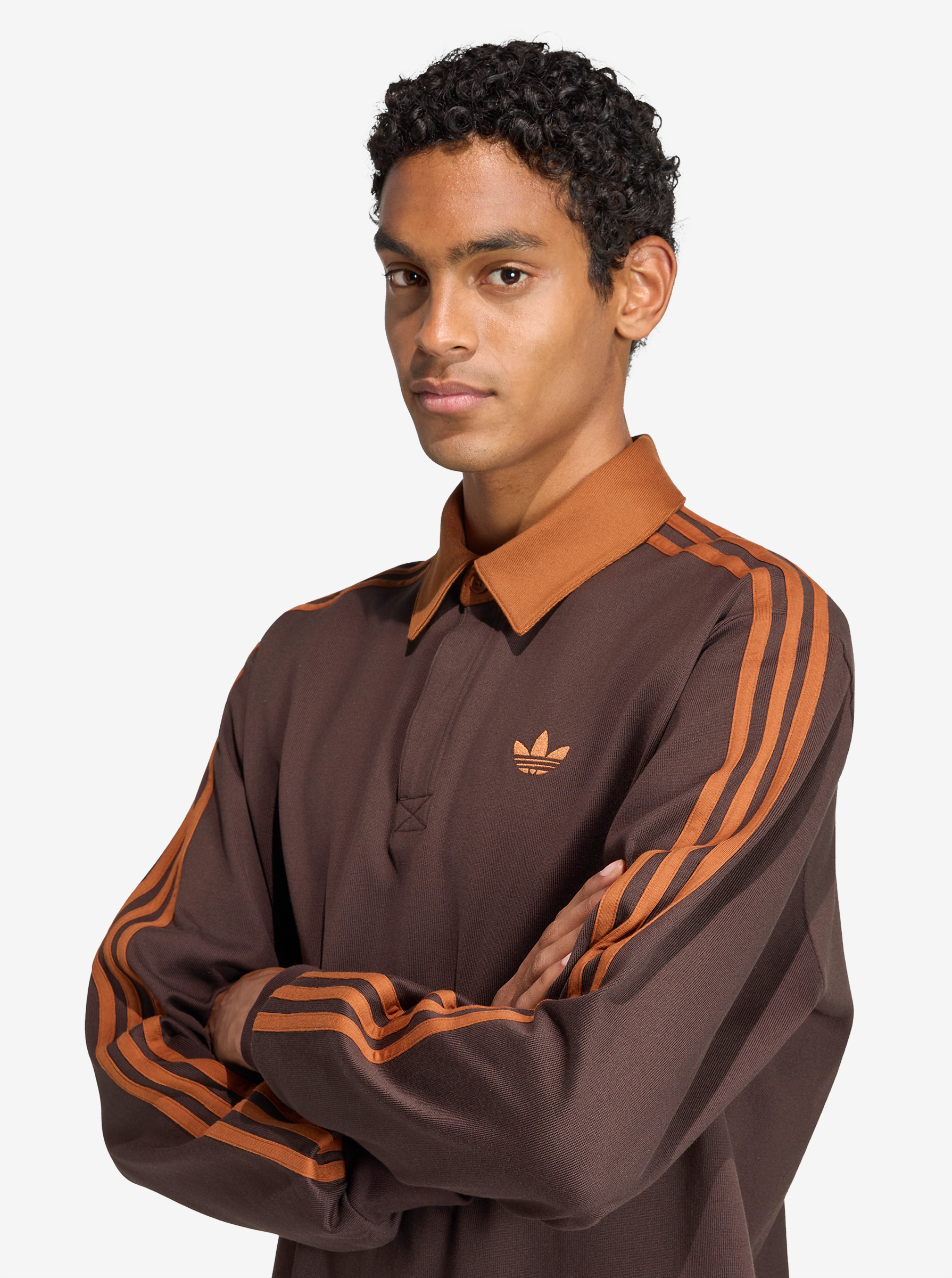 3-Stripes Rugby Longsleeve Polo