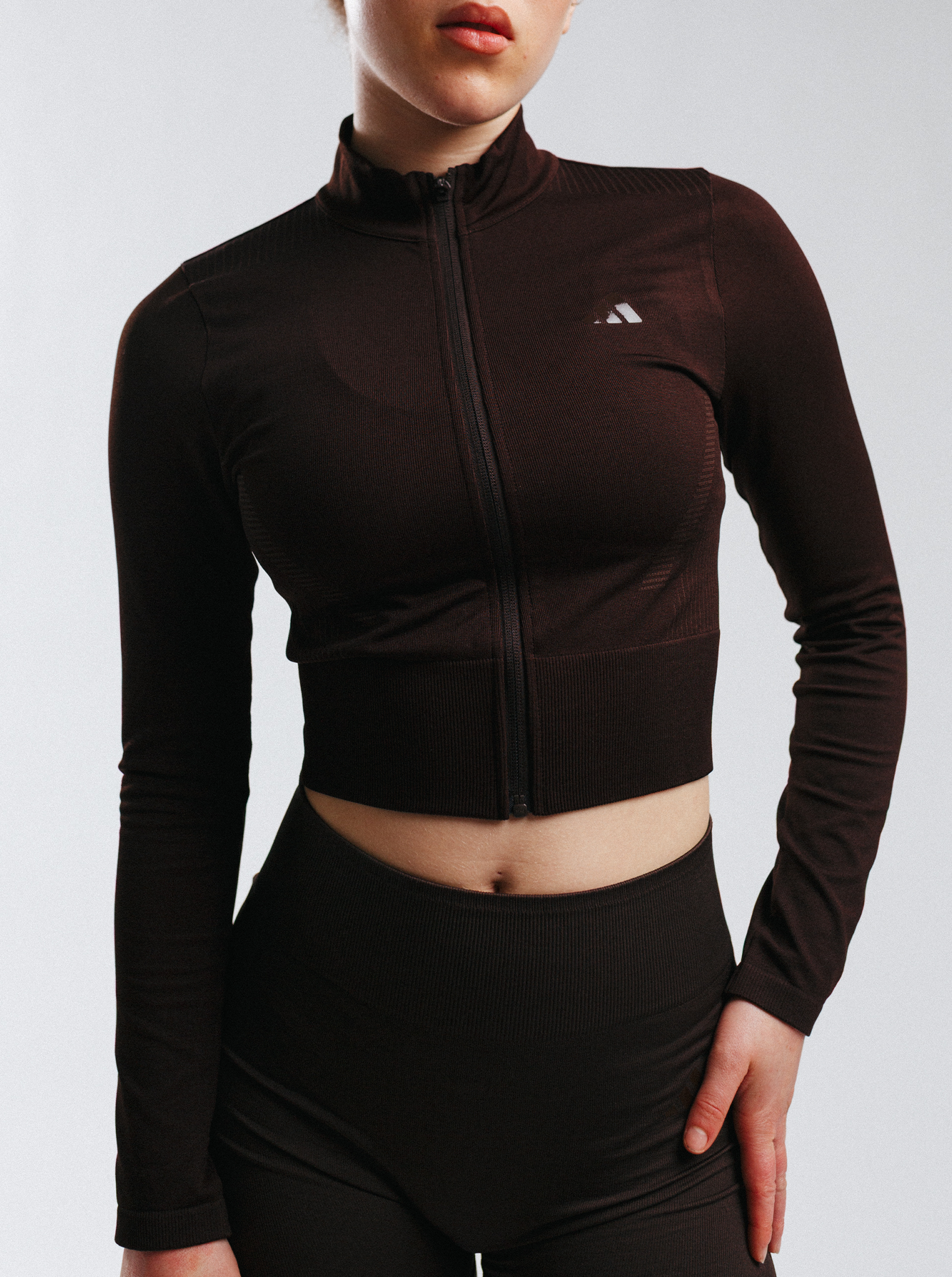Workout Essentials Knit Zip Through Jacket