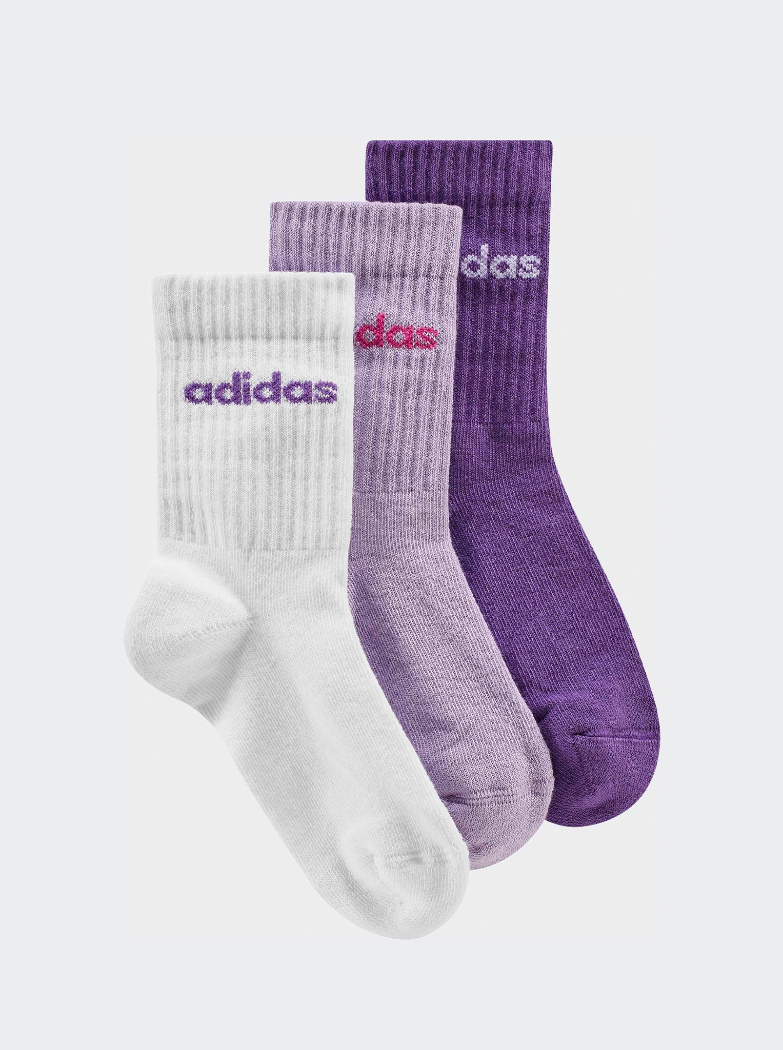 Linear Crew 3 Pairs Per Pack Kids