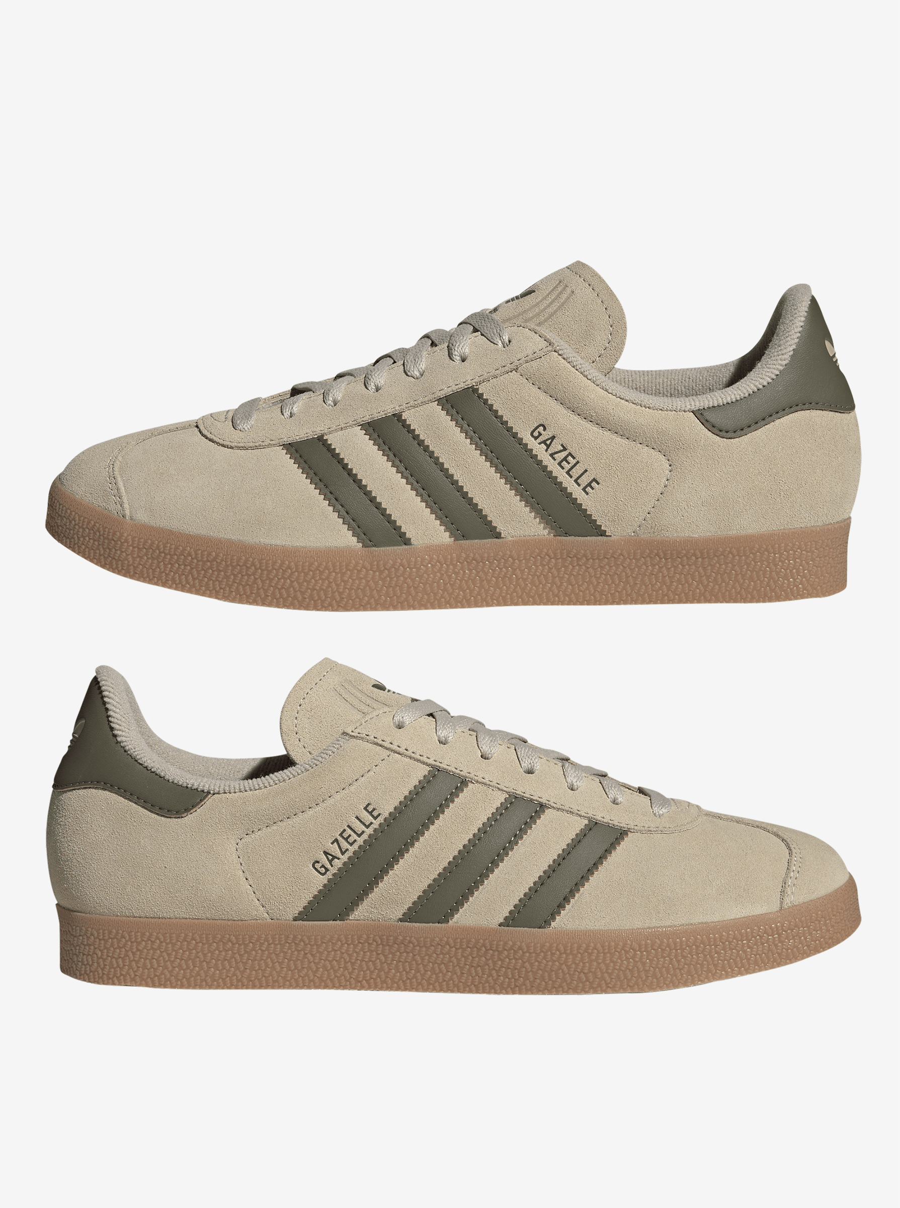 Adidas M Gazelle - Khaki Three/Olive Strata/Gum4