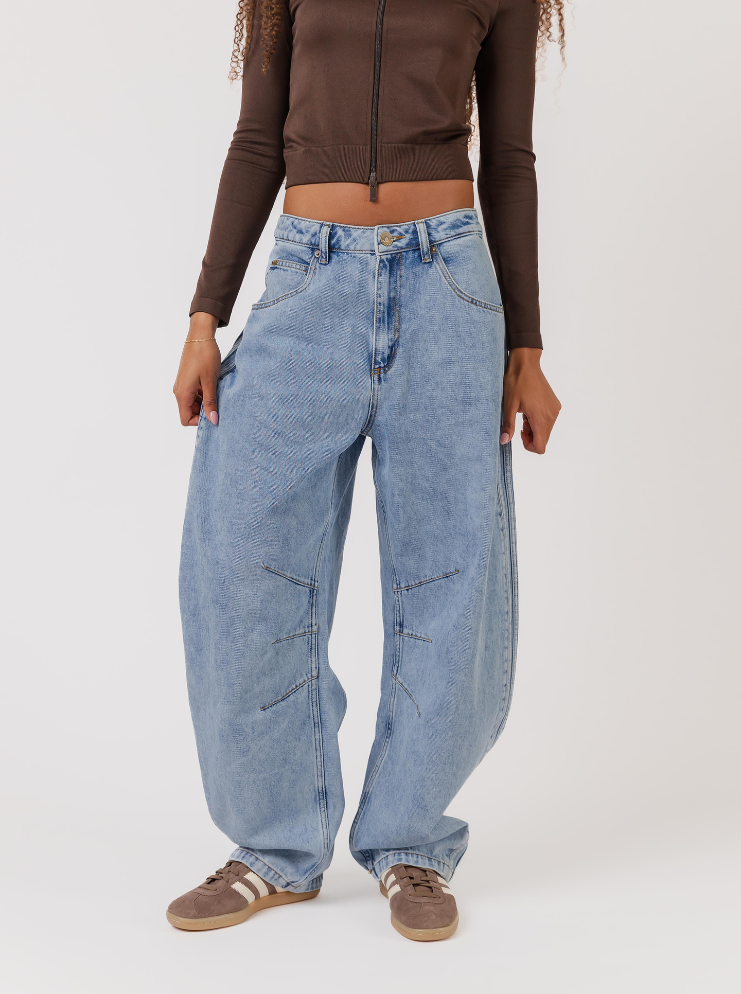 Barrel Leg Denim Pant