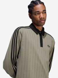 Pinstripes Longsleeve Polo Shirt