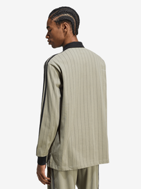 Pinstripes Longsleeve Polo Shirt