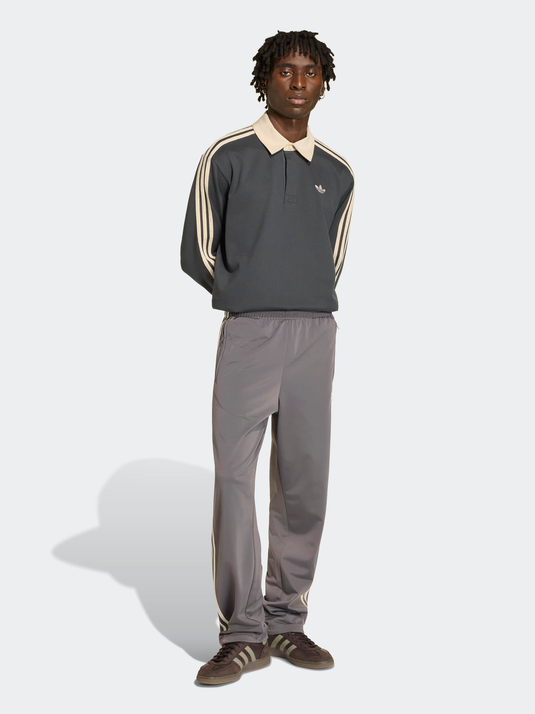 3-Stripes Rugby Longsleeve Polo