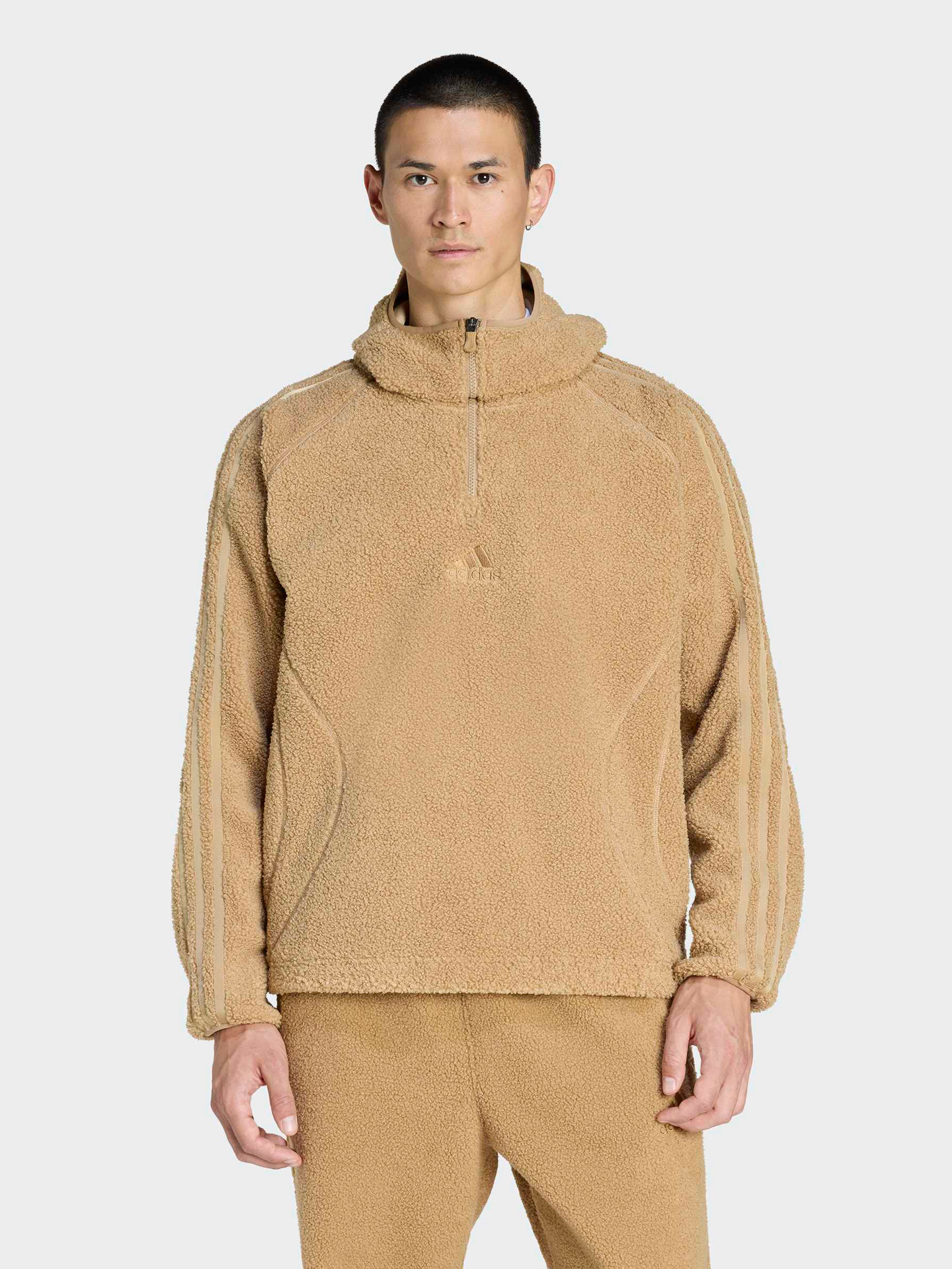 Borg Fleece Teamgeist 1/4 Zip Hoodie