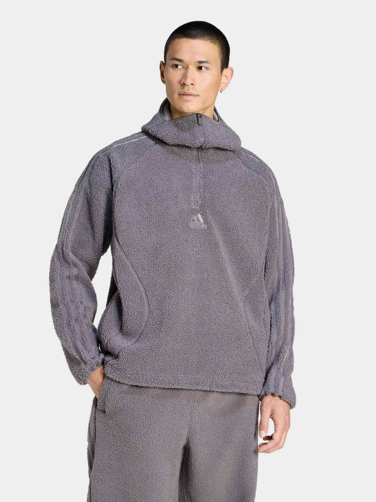 Borg Fleece Teamgeist 1/4 Zip Hoodie