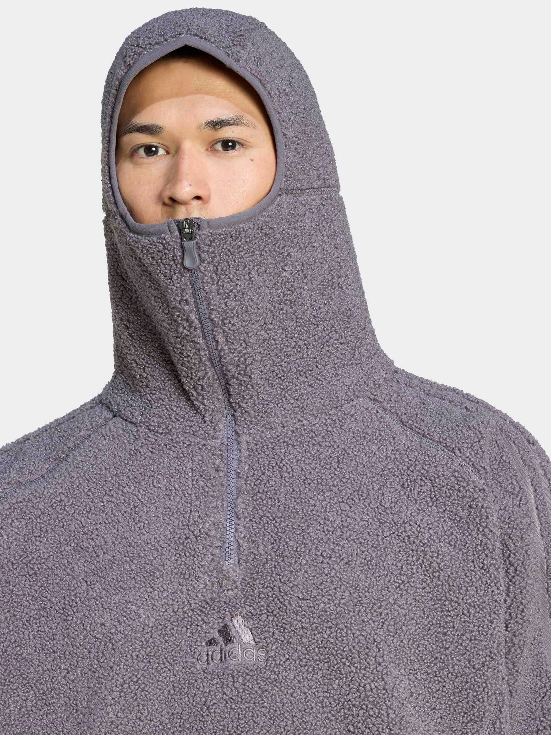 Borg Fleece Teamgeist 1/4 Zip Hoodie