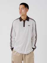 Pinstripes Longsleeve Polo Shirt