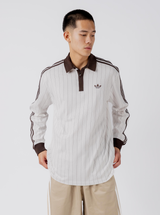 Pinstripes Longsleeve Polo Shirt