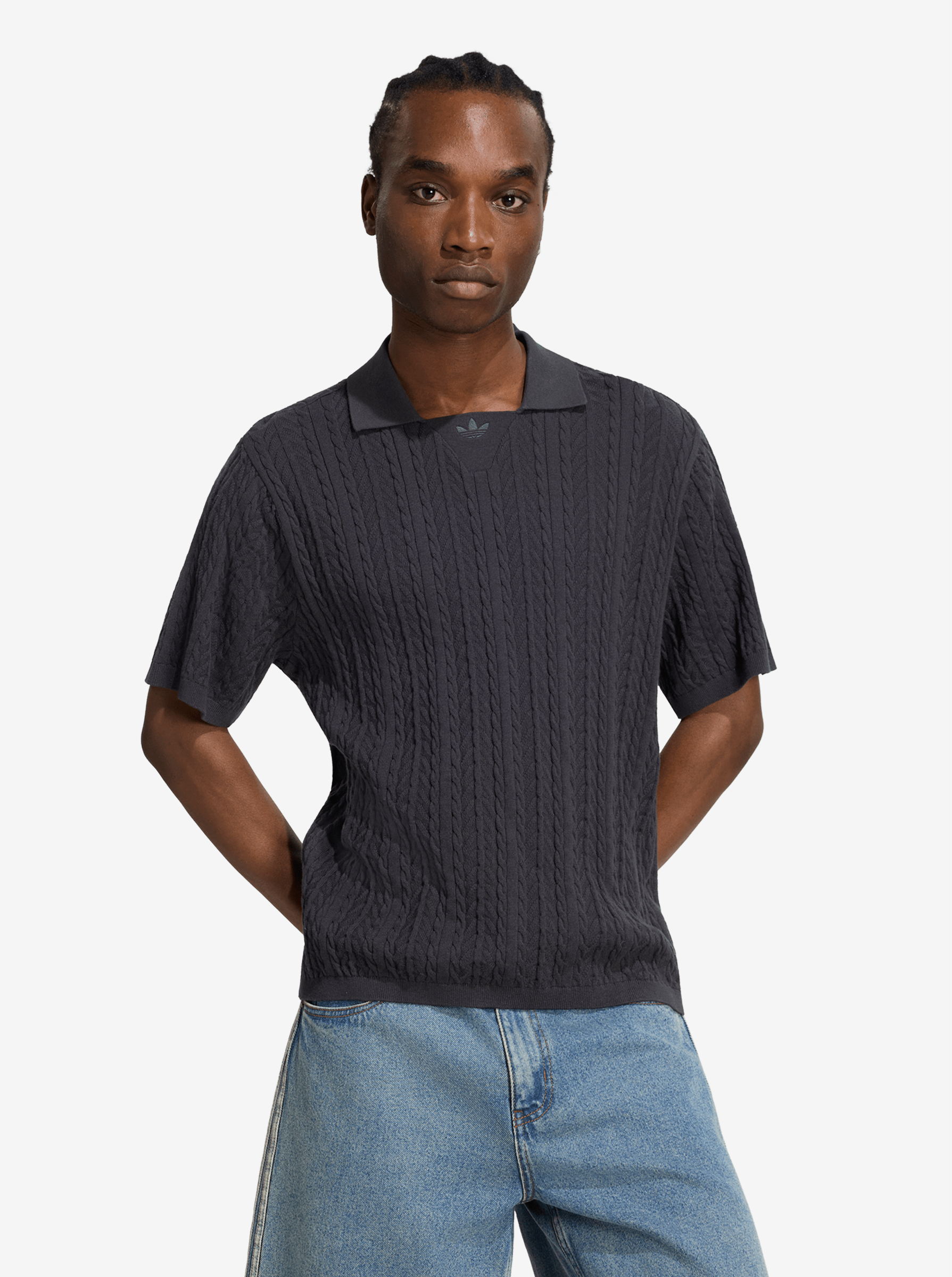 Cable Knit Football Jersey