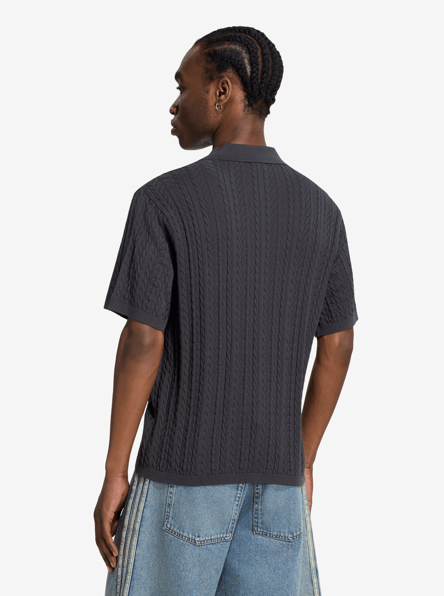 Cable Knit Football Jersey