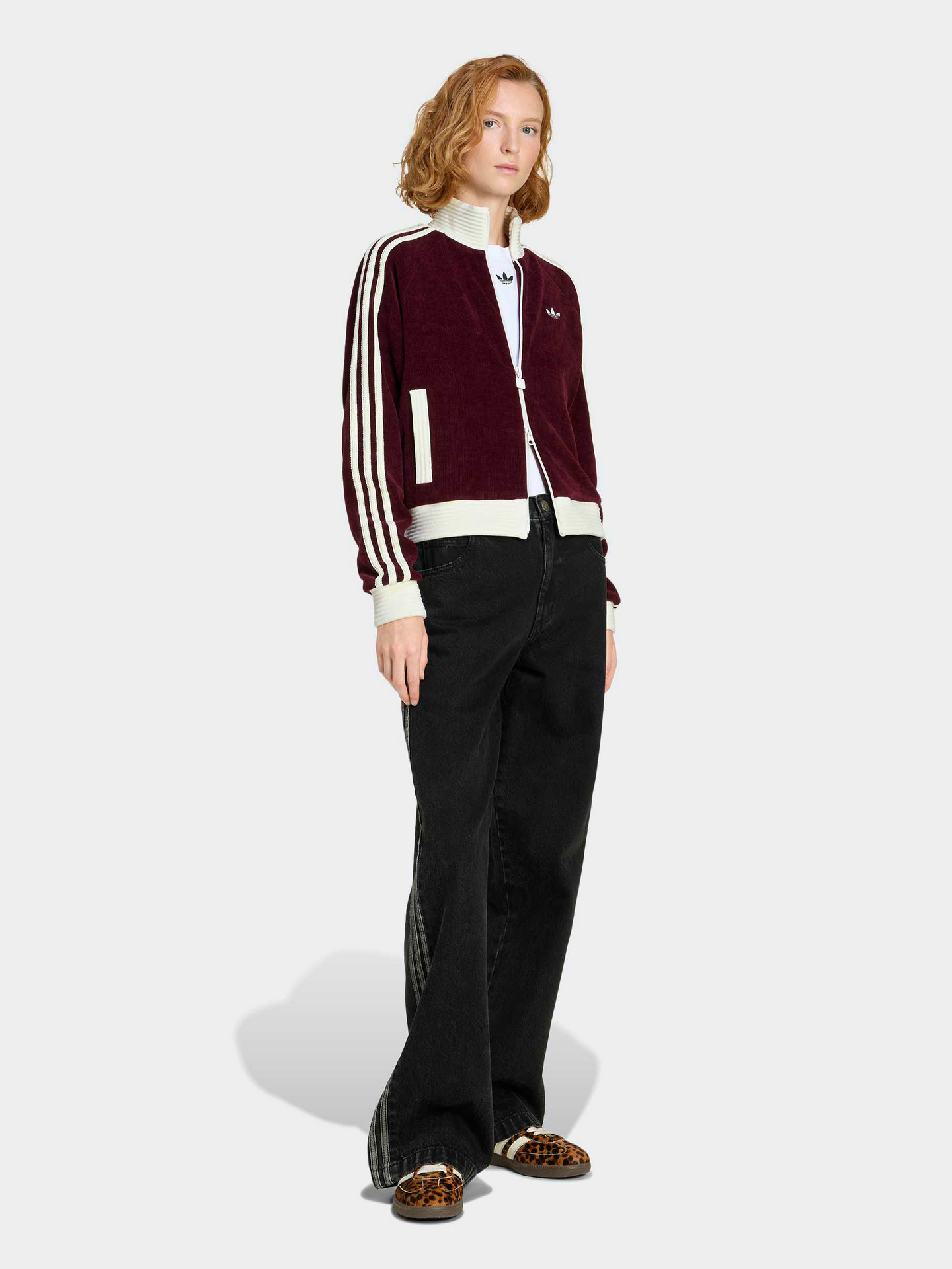 Velour Knit Track Top