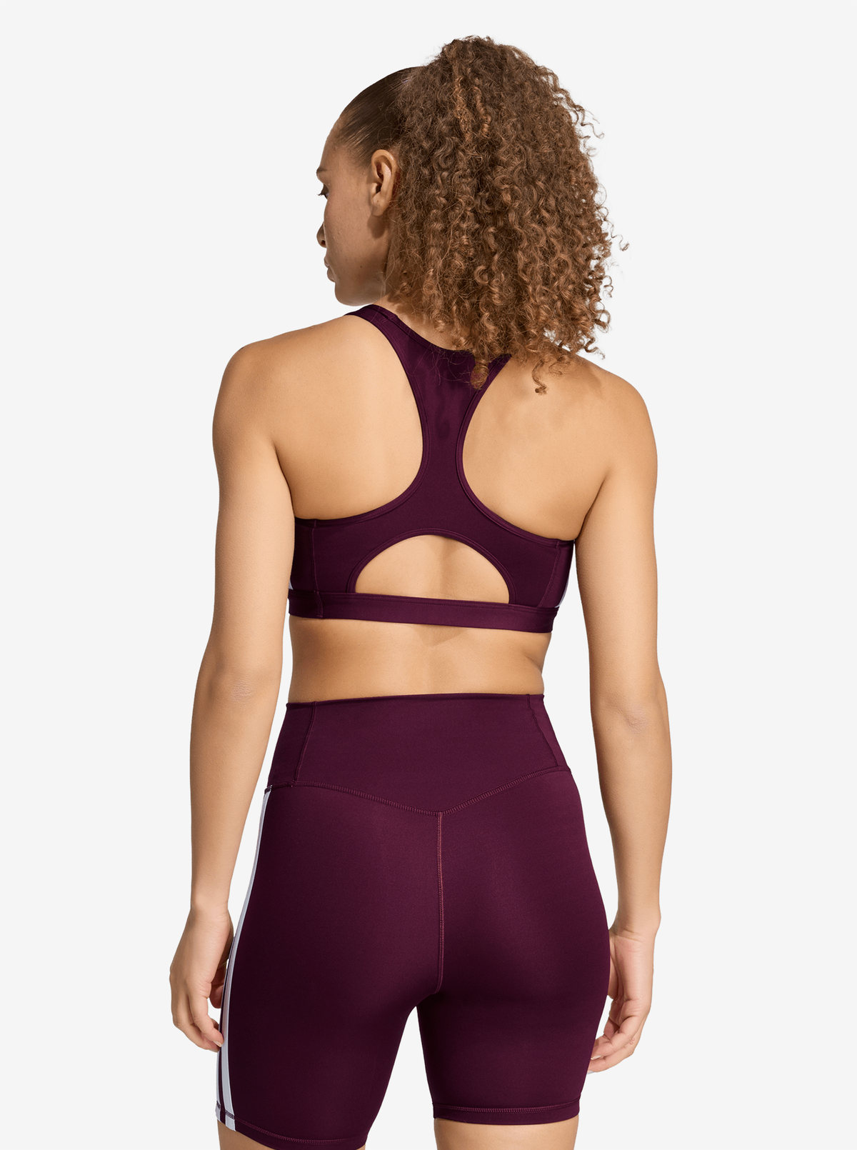 Optime Essentials Workout 3-Stripes Medium Support Bra