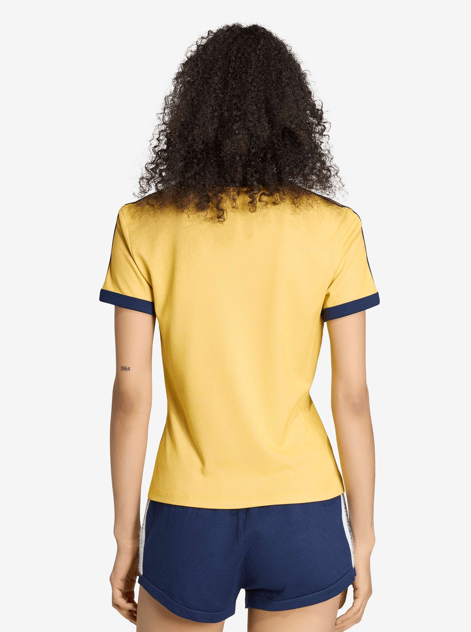 Heather 3-Stripes Cali Tee