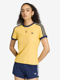 Heather 3-Stripes Cali Tee