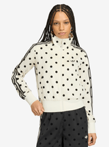 Satin Polka Dots Track Top