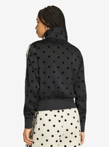 Satin Polka Dots Track Tops