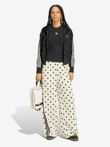 Adidas W Satin Polka Dots Wide Leg Pant - Owhite