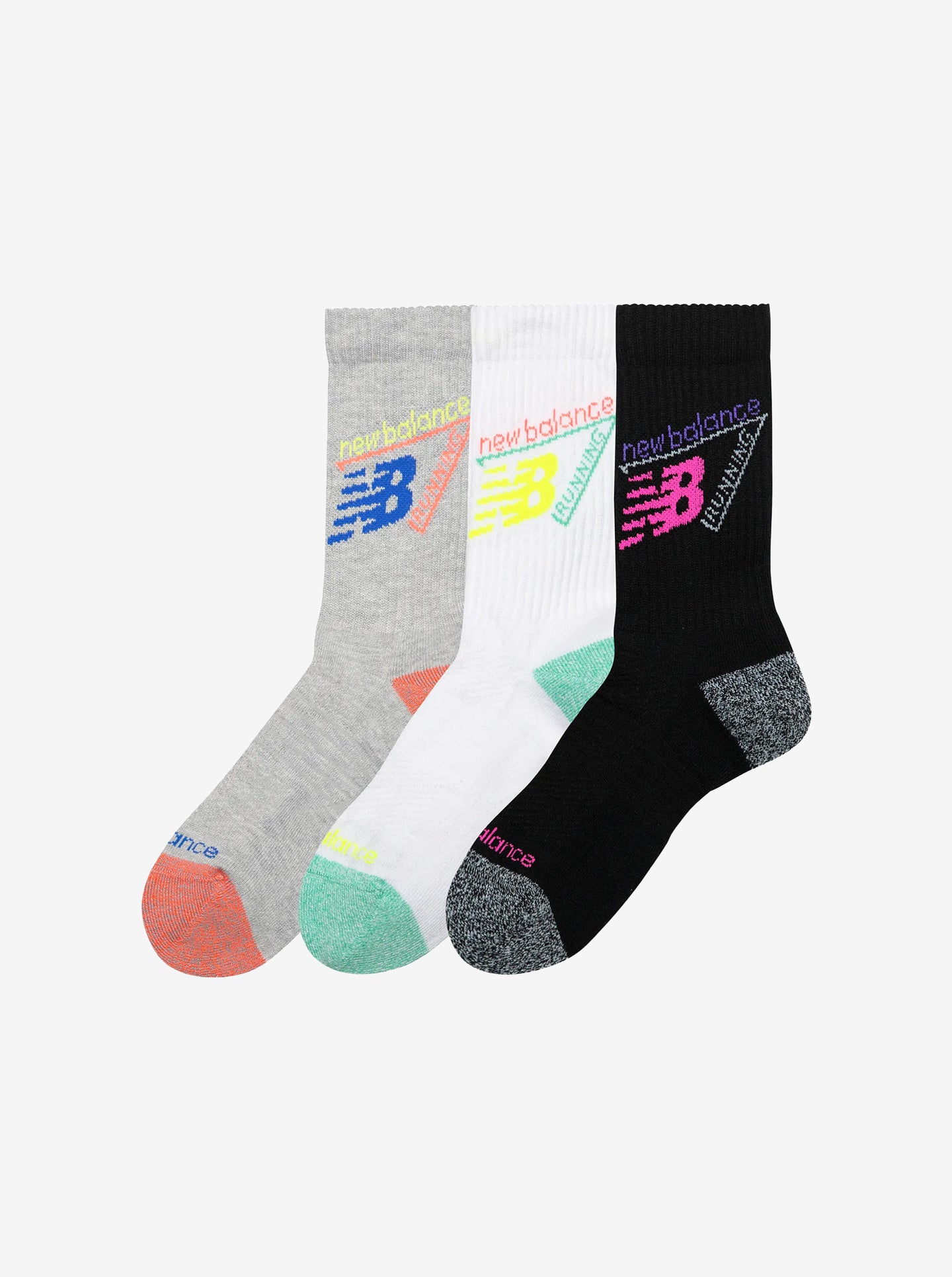 Active Graphic Crew Socks 3 Pack