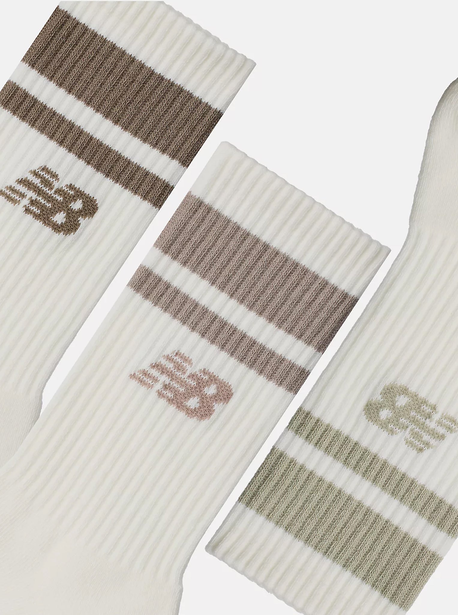 Everyday Stripe Midcalf Socks 3 Pack