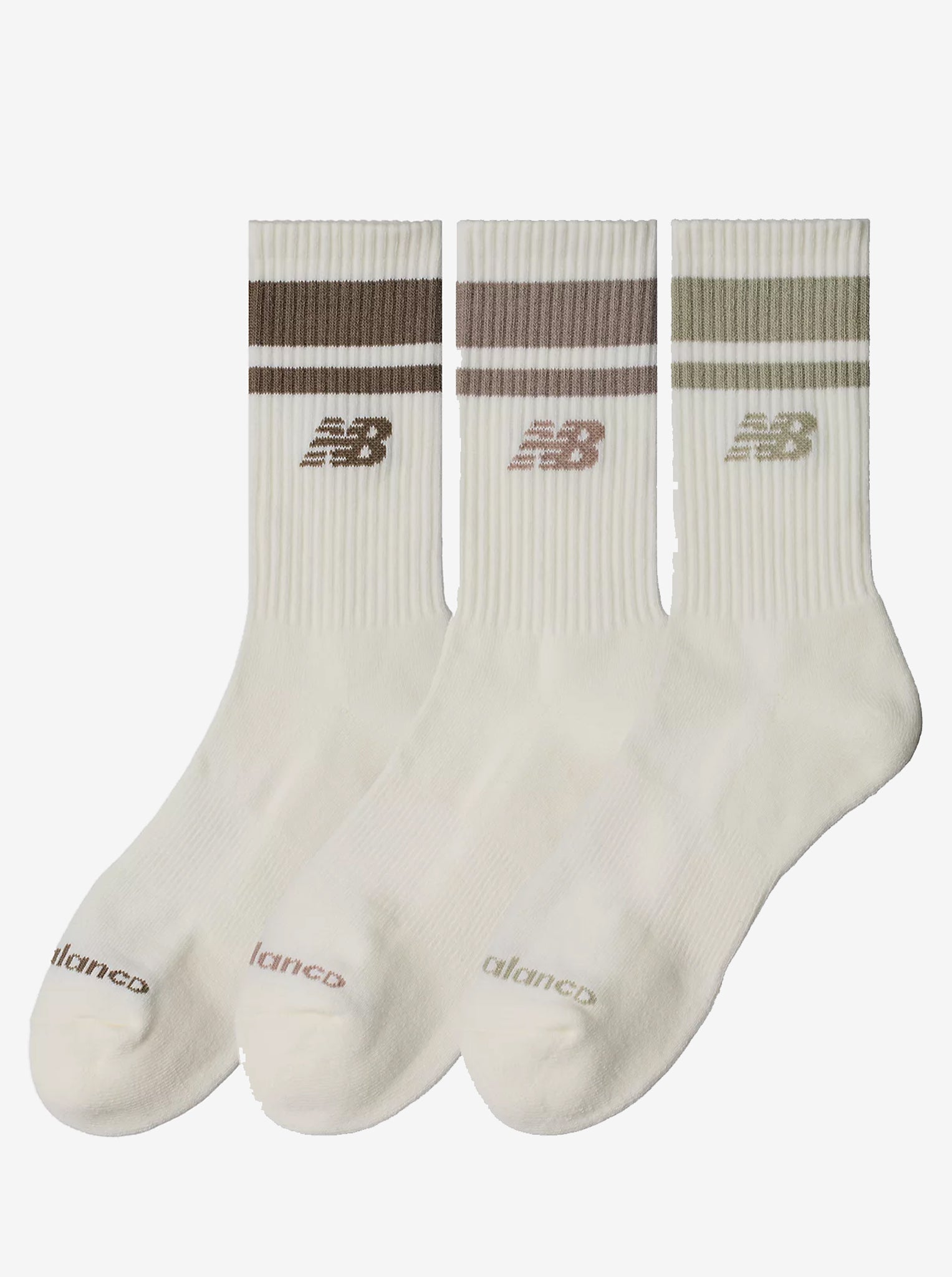 Everyday Stripe Midcalf Socks 3 Pack