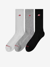 Patch Logo Crew Socks 3 Pack
