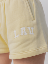 Applique Fleece Short