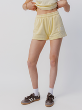 Applique Fleece Short