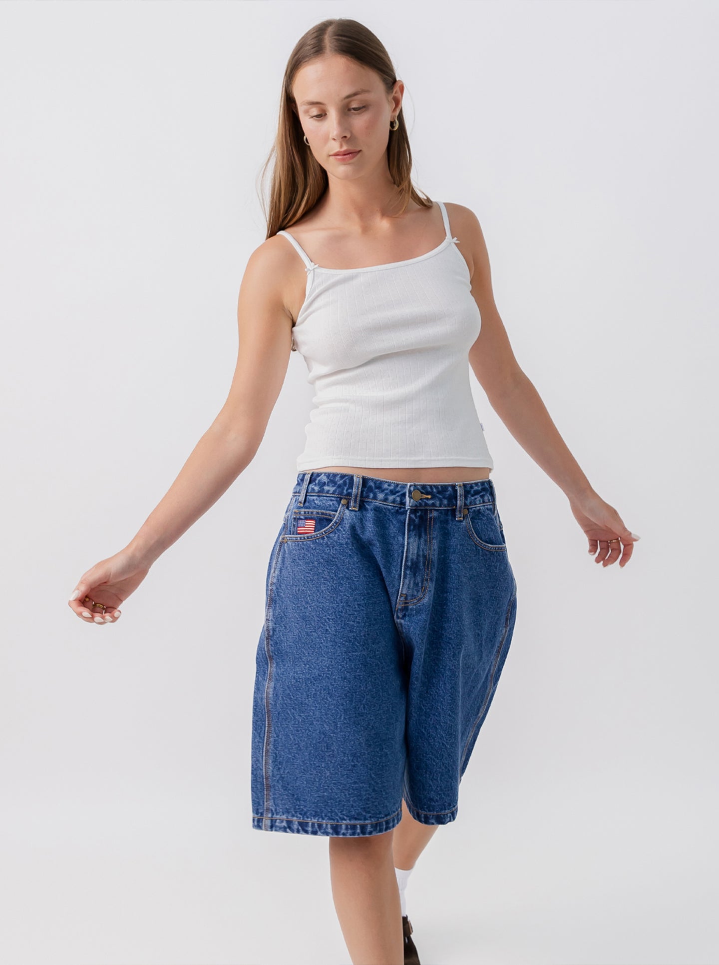 Baggy Denim Shorts